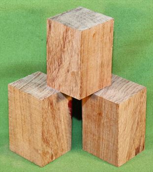 Blank #757 - Bubinga Solid Turning Blanks ~ 3 Each ~ 2" x 2" x 5" ~ $19.99